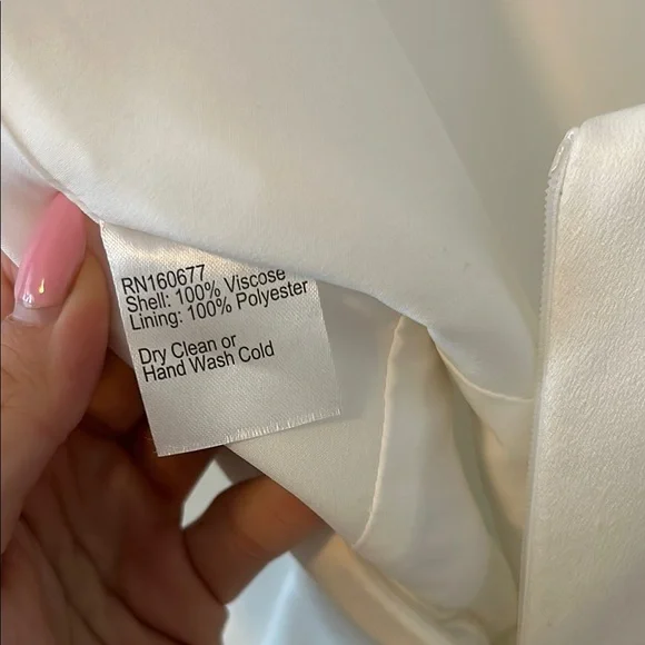 Adeirlina Elegant Me & You Mini white bridal Dress! - Picture 9 of 10